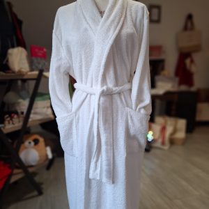 Peignoir adulte brodé